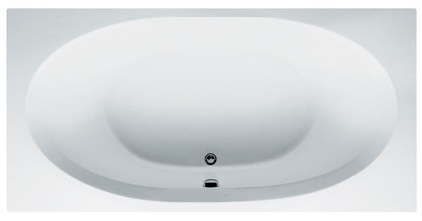 AMERICH BE8442LA5 BEL AIR 84 INCH OVAL LUXURY SERIES AND AIRBATH V COMBO BATHTUB WITHIN A RECTANGULAR DECK