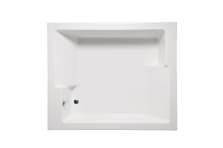 AMERICH CF7260L CONFIDENCE 72 INCH RECTANGULAR TWO PERSON LUXURY SERIES BATHTUB WITH LUMBAR SUPPORT