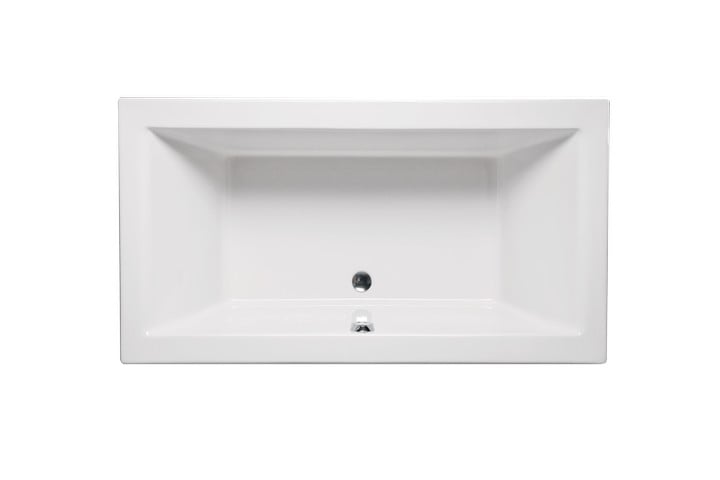 AMERICH CH6636L CHIOS 66 INCH RECTANGULAR LUXURY SERIES BATHTUB WITH LUMBAR SUPPORT