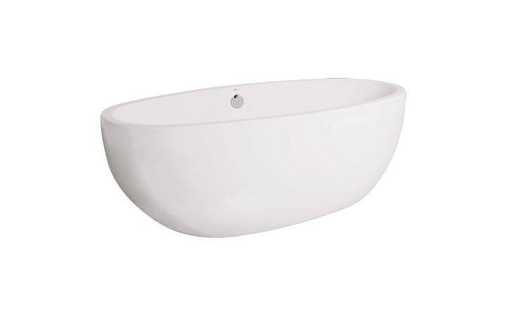 AMERICH CO6632T2 CONTURA II 66 INCH X 32 INCH FREESTANDING SOAKER BATHTUB WITH INTEGRAL WASTE AND OVERFLOW