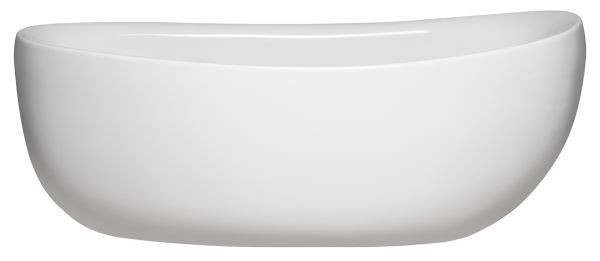 AMERICH CO7232T CONTURA 72 INCH FREESTANDING SOAKER BATHTUB WITH INTEGRAL WASTE AND OVERFLOW