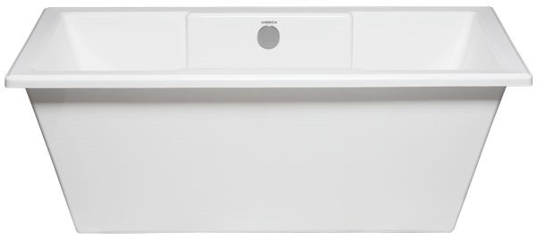 AMERICH DY6636T DARYA 66 INCH FREESTANDING SOAKER BATHTUB WITH INTEGRATED ARM REST AND AN INTEGRAL WASTE AND OVERFLOW