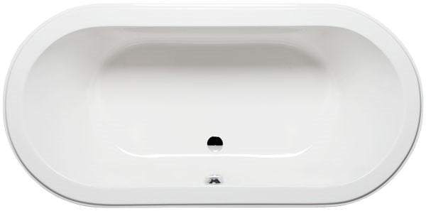 AMERICH LY7135L LYNN 71 INCH OVAL LUXURY SERIES BATHTUB WITH LUMBAR SUPPORT