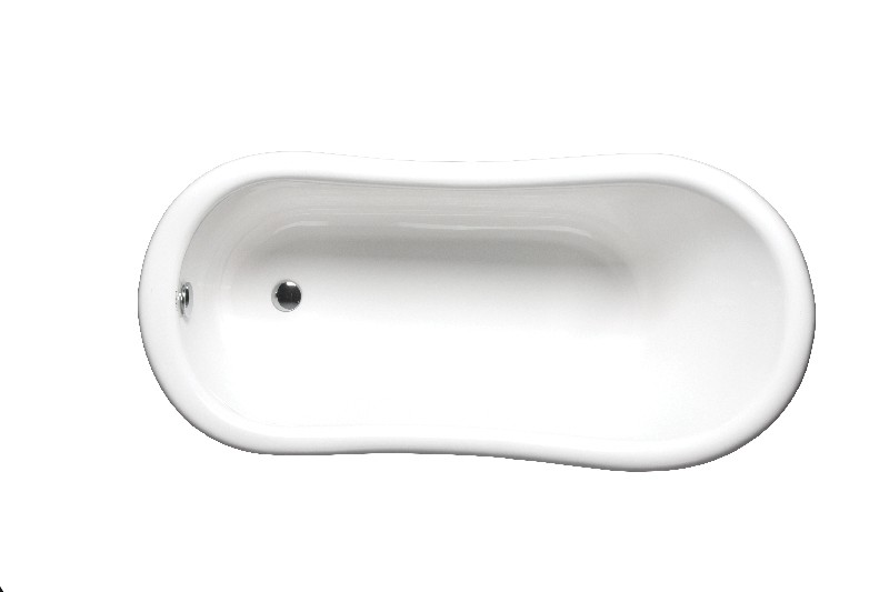 AMERICH EM6029T EMPEROR 60 INCH OVAL FREESTANDING SOAKER BATHTUB WITH INTEGRAL WASTE AND OVERFLOW