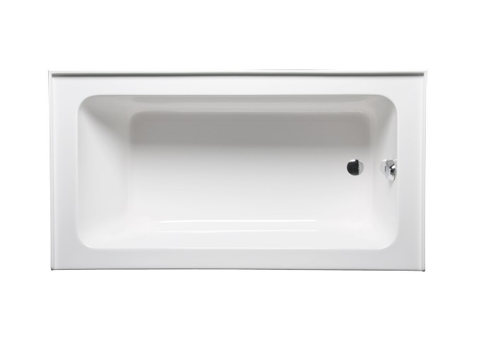 AMERICH KN6032ADALL KENT ADA 60 INCH X 32 INCH RECTANGULAR ALCOVE LEFT HAND LUXURY SERIES TUB WITH AN INTEGRAL APRON AND MOLDED TILE FLANGE