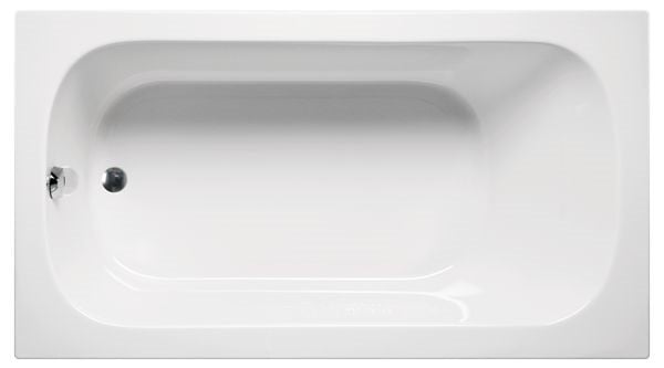 AMERICH MI5432LA2 MIRO 54 INCH X 32 INCH RECTANGULAR LUXURY SERIES AND AIRBATH II COMBO BATHTUB WITH LUMBAR SUPPORT