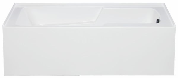 AMERICH MT6032ADALRA2 MATTY 60 INCH X 32 INCH RECTANGULAR ADA ALCOVE RIGHT HAND LUXURY SERIES AND AIRBATH II COMBO BATHTUB WITH AN INTEGRAL APRON AND MOLDED TILE FLANGE