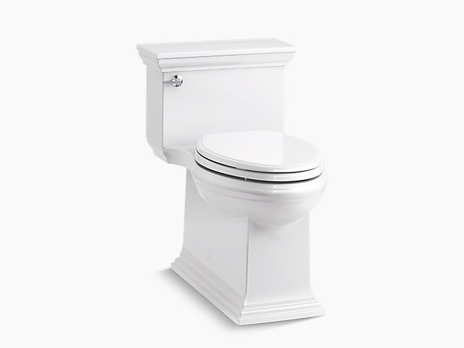KOHLER K-6428 MEMOIRS STATELY COMFORT HEIGHT ONE-PIECE ELONGATED TOILET WITH SLOW CLOSE SEAT, 1.28 GPF