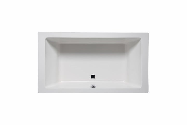 AMERICH VO6632PA2 VIVO 66 INCH X 32 INCH RECTANGULAR PLATINUM SERIES AND AIRBATH II COMBO BATHTUB WITH LUMBAR SUPPORT