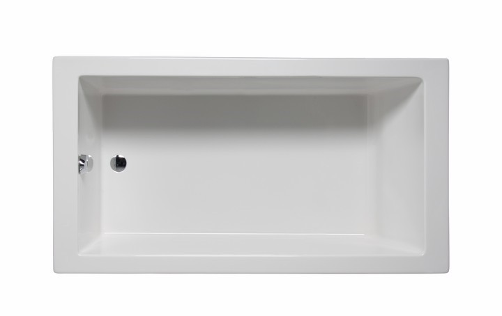 AMERICH WR5830BA2 WRIGHT 58 INCH RECTANGULAR BUILDER SERIES AND AIRBATH II COMBO BATHTUB WITH LUMBAR SUPPORT