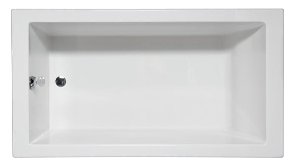 AMERICH WR7236TA5 WRIGHT 72 INCH X 36 INCH RECTANGULAR AIRBATH V BATHTUB WITH LUMBAR SUPPORT