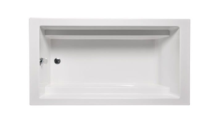 AMERICH ZP7234PA2 ZEPHYR 72 INCH X 34 INCH RECTANGULAR END DRAIN PLATINUM SERIES AND AIRBATH II COMBO BATHTUB