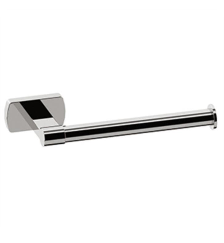 AQUABRASS ABAB04711PC SERIE 4700 7 3/8 INCH WALL MOUNT TOILET PAPER HOLDER - POLISHED CHROME