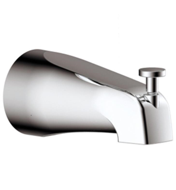 AQUABRASS ABSC10332 4 5/8 INCH WALL MOUNT TUB SPOUT WITH DIVERTER