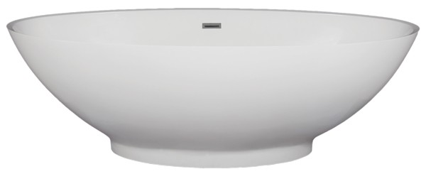 AMERICH RC2204 ROC FLORENCE 71 INCH OVAL SHAPED FREESTANDING SOAKER BATHTUB