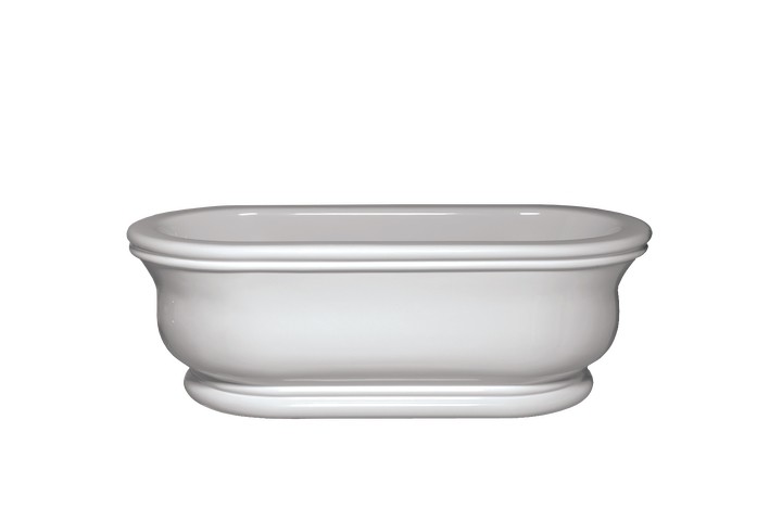AMERICH SF7234T SIREN 72 INCH OVAL FREESTANDING SOAKER BATHTUB WITH INTEGRAL WASTE AND OVERFLOW