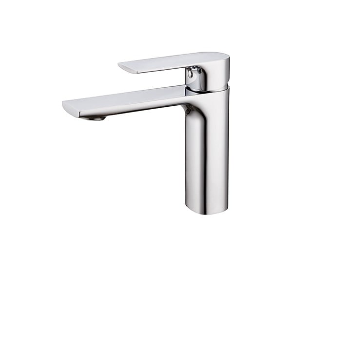 AQUABRASS ABFB15014 MIDTOWN 6 3/8 INCH SINGLE HOLE DECK MOUNT BATHROOM FAUCET