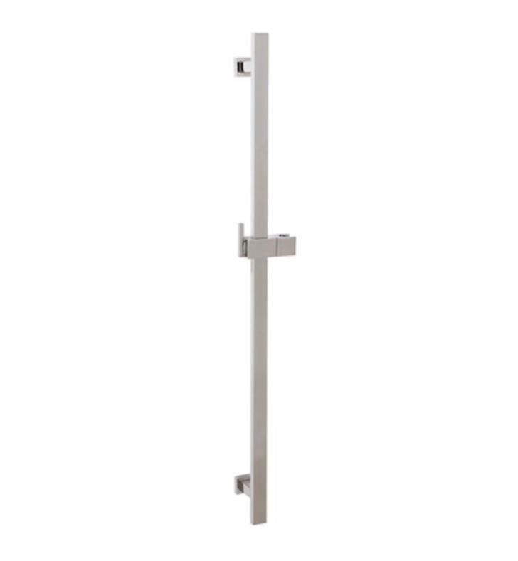 AQUABRASS ABSC12753 31 1/2 INCH SQUARE RAIL WITH ADJUSTABLE SLIDING HOOK