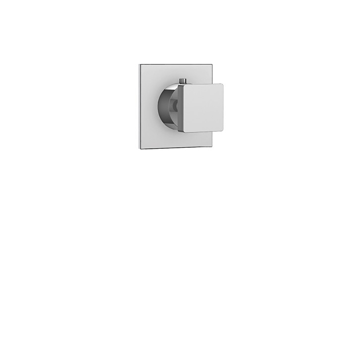 AQUABRASS ABST93223 TWO WAY SHARED FUNCTIONS SQUARE TRIM SET FOR 61934 INDEPENDENT DIVERTER