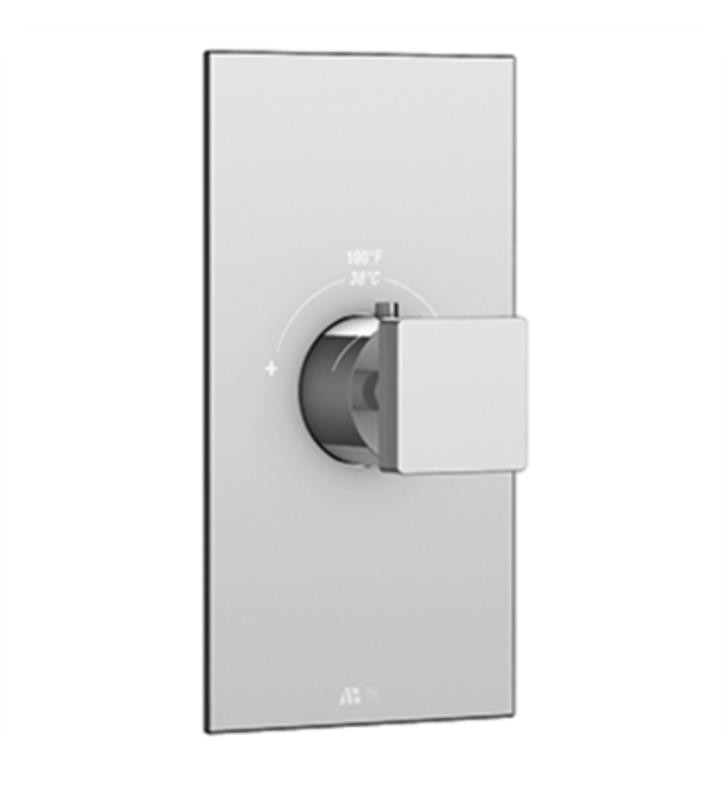 AQUABRASS ABSTS3095 4 1/4 INCH SQUARE TRIM SET FOR ABSV12000 1/2 INCH AND ABSV03000 3/4 INCH THERMOSTATIC VALVES