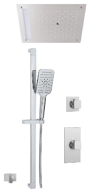 AQUABRASS ABSZSFD08GPC SHOWER SYSTEM D8G SHOWER FAUCET - POLISHED CHROME