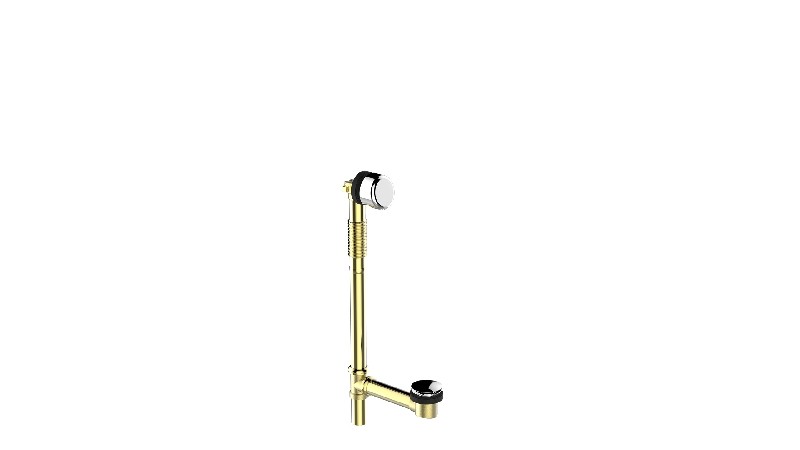 VICTORIA & ALBERT K-60CBR COMBINED BATHTUB FILLER WITH OVERFLOW AND DRAIN
