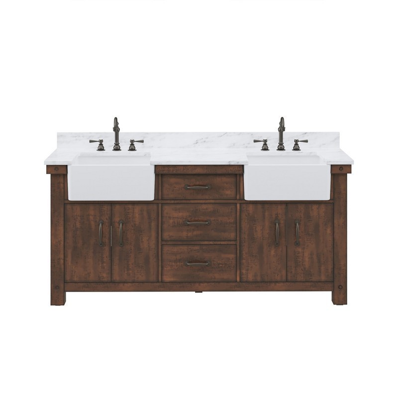 Paisley 72 Inch, 72 Inch Countertop With Double Sinks