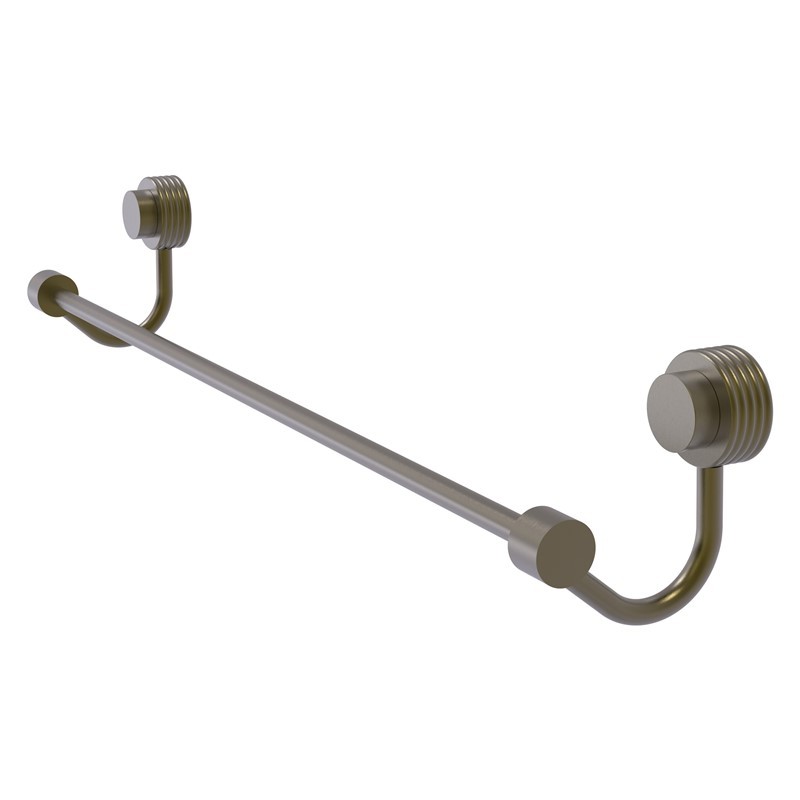 ALLIED BRASS 421G/18 VENUS 19 INCH TOWEL BAR WITH GROOVED ACCENT