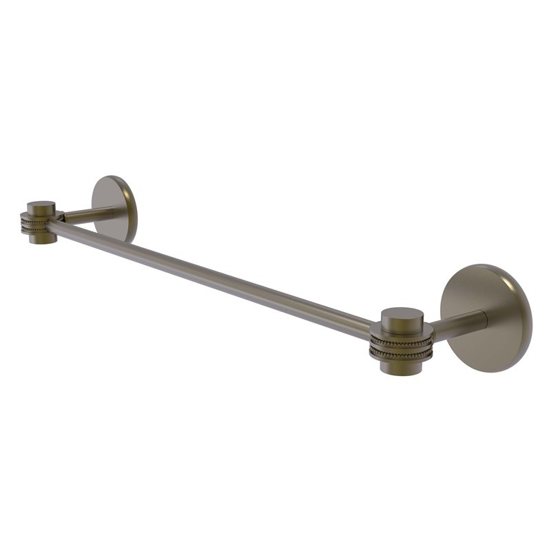 ALLIED BRASS 7131D/18 SATELLITE ORBIT ONE 20 1/2 INCH TOWEL BAR WITH DOTTED ACCENTS