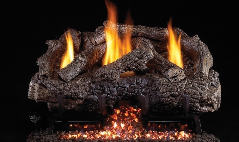 REAL FYRE CHFR VENT-FREE G10 SERIES CHARRED FRONTIER OAK GAS LOGS
