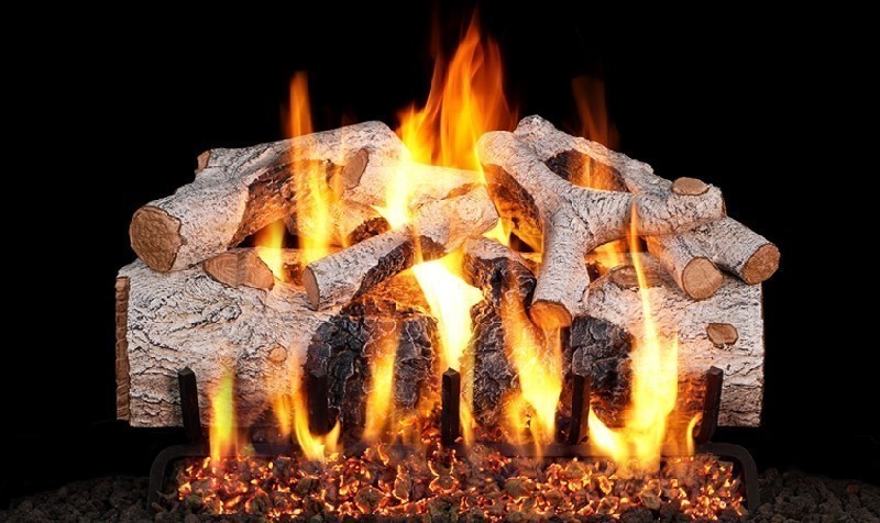 REAL FYRE CHMBW VENTED CHARRED SERIES MOUNTAIN BIRCH GAS LOGS