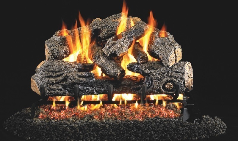 REAL FYRE CHN VENTED CHARRED SERIES NORTHERN OAK GAS LOGS