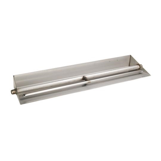REAL FYRE G45-GL-SS VENTED STAINLESS STEEL TRIPLE T GLASS BURNER WITH MANUAL OR ELECTRONIC CONTROL