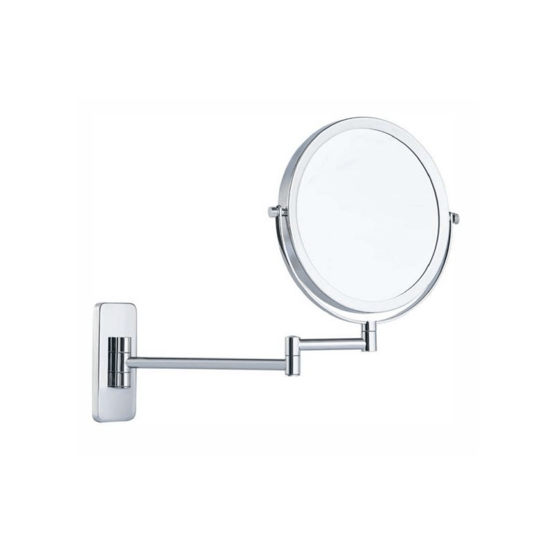 ROBERN 7M0008WUFN76S WALL-MOUNT FRAMED SWIVEL MIRROR WITH STANDARD AND 7X MAGNIFICATION
