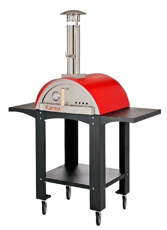 WPPO WKK-01S-WS KARMA 26 5/8 INCH WOOD FIRED PIZZA OVEN WITH STAND