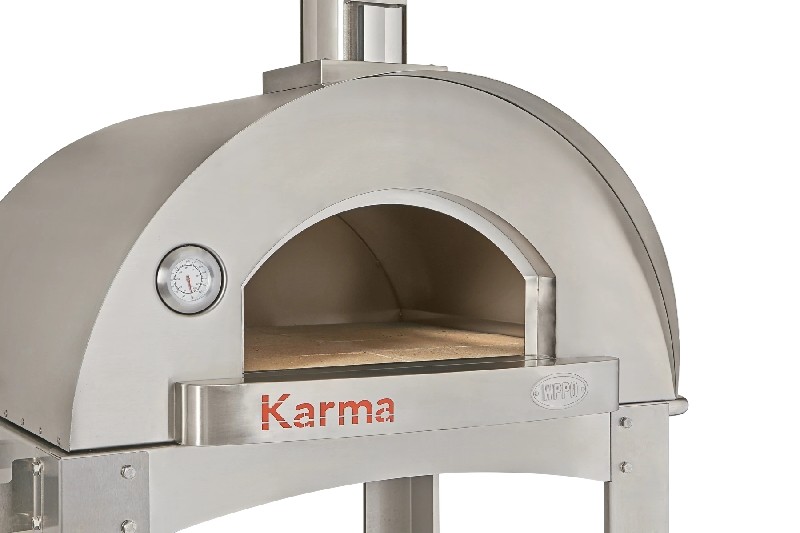 WPPO WKK-02S-304SS KARMA 32 7/8 INCH PROFESSIONAL WOOD FIRED PIZZA OVEN
