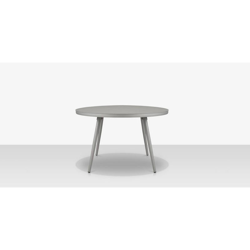SOURCE FURNITURE SF-2028-325 ARIA 48 INCH ROUND ALUMINUM FRAME DINING TABLE