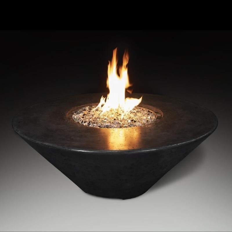 GRAND CANYON ORNDFT-444418-LP/NG OLYMPUS 44 INCH ROUND CONCRETE GAS FIRE PIT