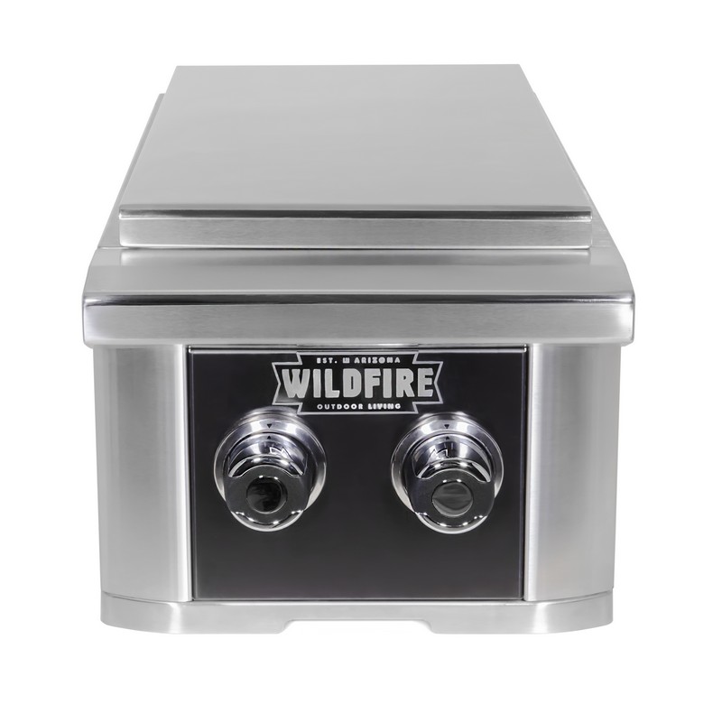 WILDFIRE OUTDOOR LIVING WF-DBLSBRN-RH RANCH 14 INCH STAINLESS STEEL DOUBLE SIDE BURNER