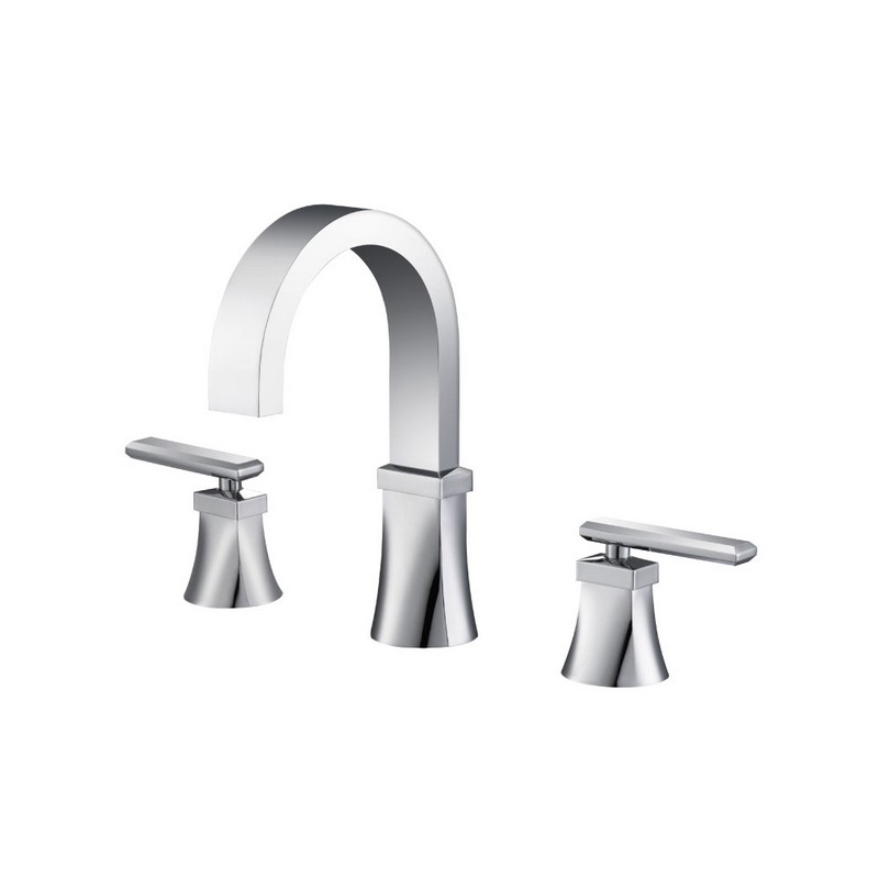 ISENBERG 230.2000 8 3/4 INCH THREE HOLE WIDESPREAD TWO HANDLE BATHROOM FAUCET