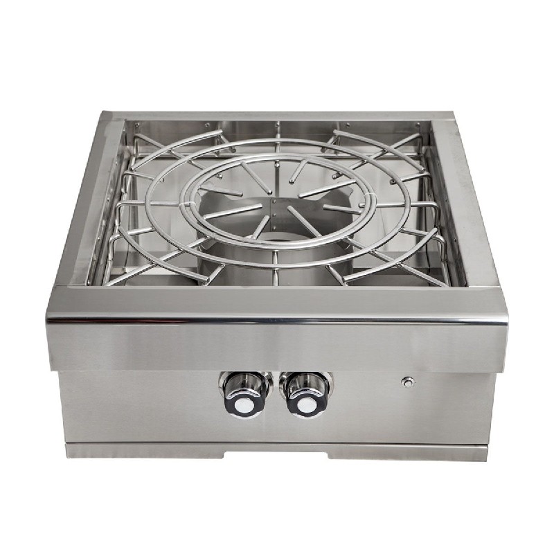 BARBEQUES GALORE 324503 TURBO 24 INCH BUILT-IN STAINLESS STEEL LIQUID PROPANE GAS HIGH PERFORMANCE POWER BURNER