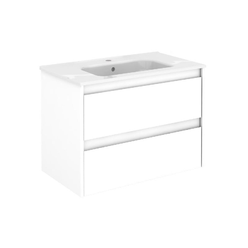 WS BATH COLLECTIONS AMBRA 80 31 5/8 INCH WALL MOUNT OR FREESTANDING BATHROOM VANITY