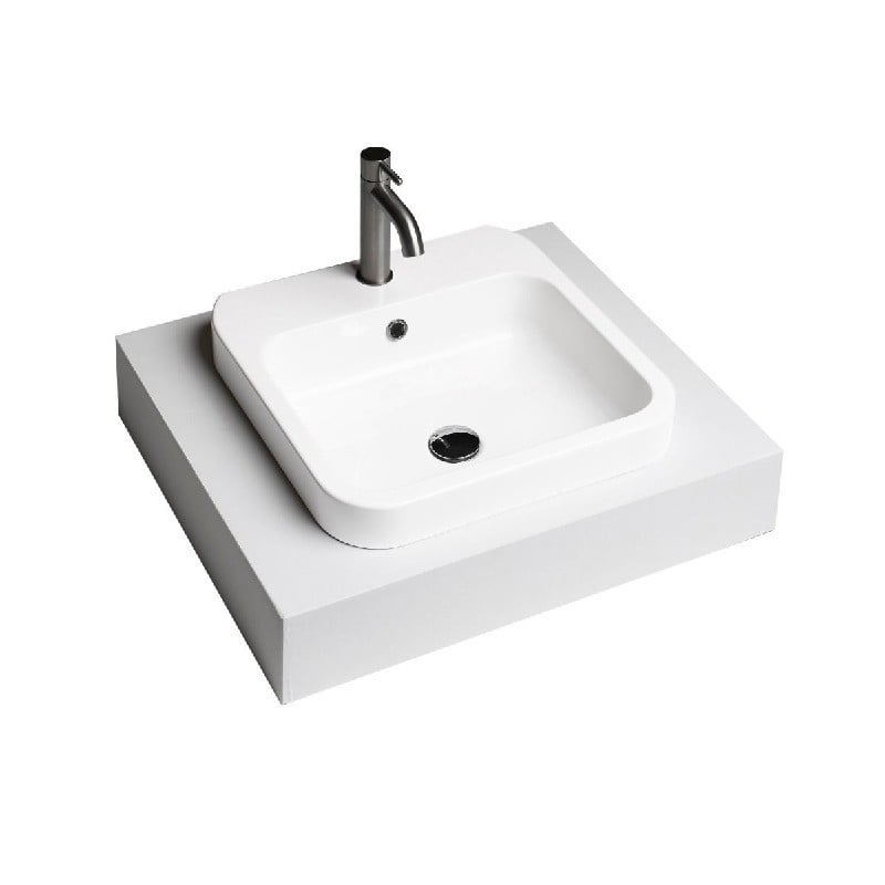 WS BATH COLLECTIONS COSA 48I - 86100 18 7/8 INCH INSET BATHROOM SINK