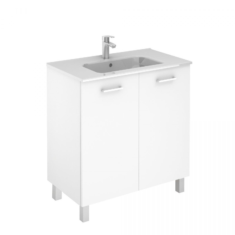 WS BATH COLLECTIONS LOGIC 80 31 1/2 INCH FREE STANDING BATHROOM VANITY