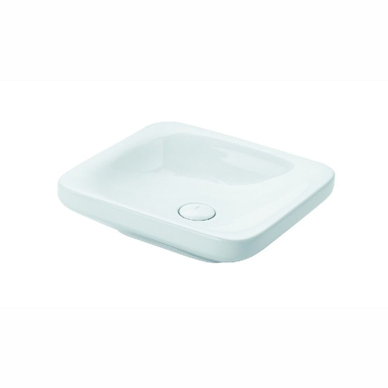 WS BATH COLLECTIONS START 45C 17 3/4 INCH VESSEL BATHROOM SINK - CERAMIC WHITE