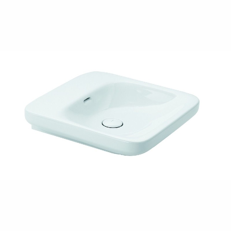 WS BATH COLLECTIONS START 50W 19 3/4 INCH WALL MOUNT OR VESSEL BATHROOM SINK - CERAMIC WHITE