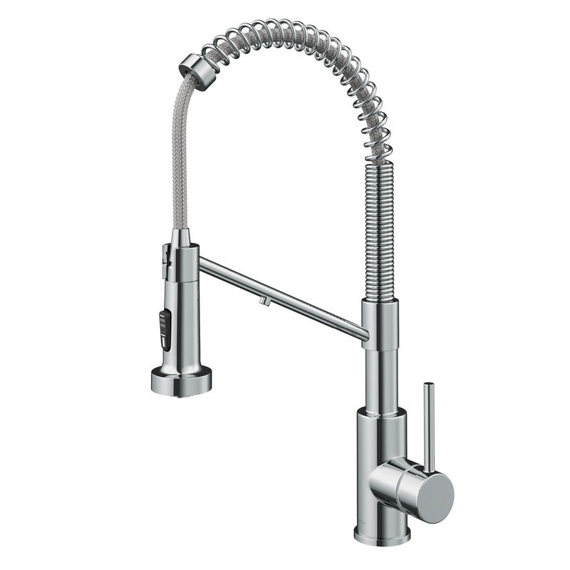 KRAUS KFF-1610 BOLDEN 2 IN 1 COMMERCIAL STYLE PULL-DOWN SINGLE HANDLE WATER FILTER KITCHEN FAUCET FOR REVERSE OSMOSIS OR WATER FILTRATION SYSTEM