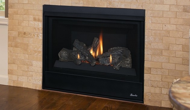 SUPERIOR DRT2033RE DRT2033 31 INCH DIRECT-VENT GAS FIREPLACE WITH REAR VENT