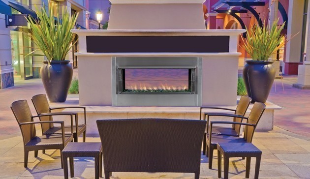 SUPERIOR VRE4543E VRE4543 44 1/8 INCH VENT-FREE OUTDOOR FIREPLACE