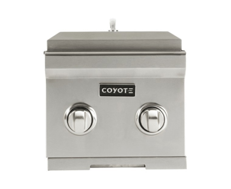 COYOTE C1DB 13 1/8 INCH STAINLESS STEEL DOUBLE SIDE BURNER